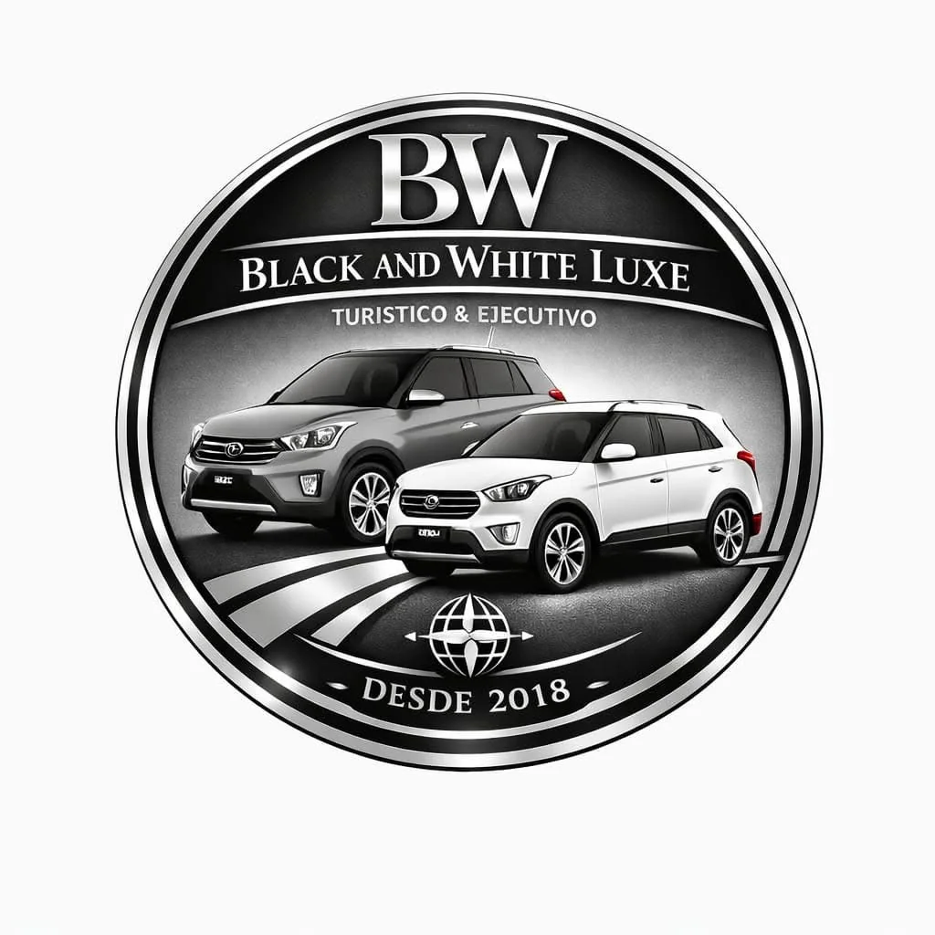 Logo Black and White Luxe