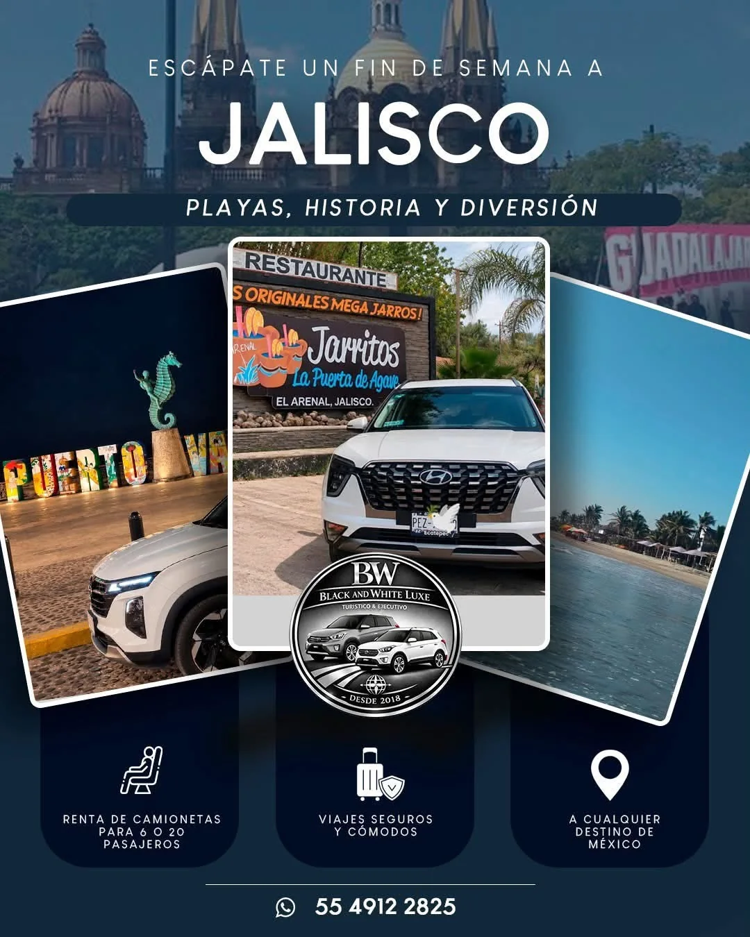 Camionetas para transporte privado